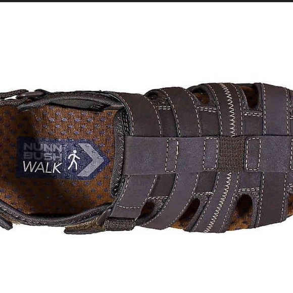 Nunn Bush Walk Brown VeganLeather Rio Bravo Fisherman Lightweight Sandals NWT 13 - Picture 7 of 15